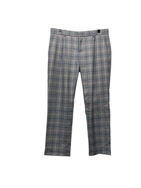 KAL REIMAN Wool Plaid  Ankle Pants Size 10 Classic -Business Casual.